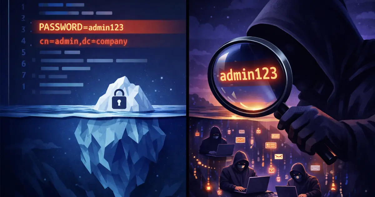 A colleague accidentally saw the LDAP admin password.