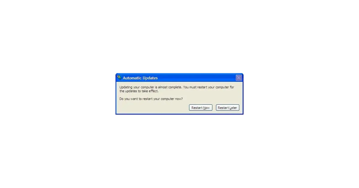 System update available - familiar popup?